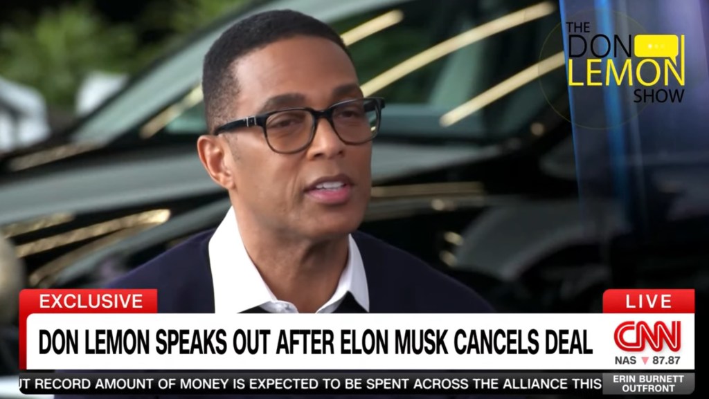 Lemon said he would "never say never" about a a return to CNN.