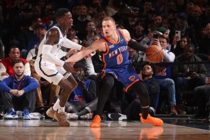 Donte DiVincenzo and the Knicks host the Nets on Friday night at Madison Square Garden.