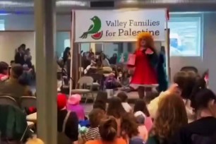 The encounter, which unfolded at a “Queer Storytime for Palestine” event organized by the Valley Families for Palestine group in Amherst.