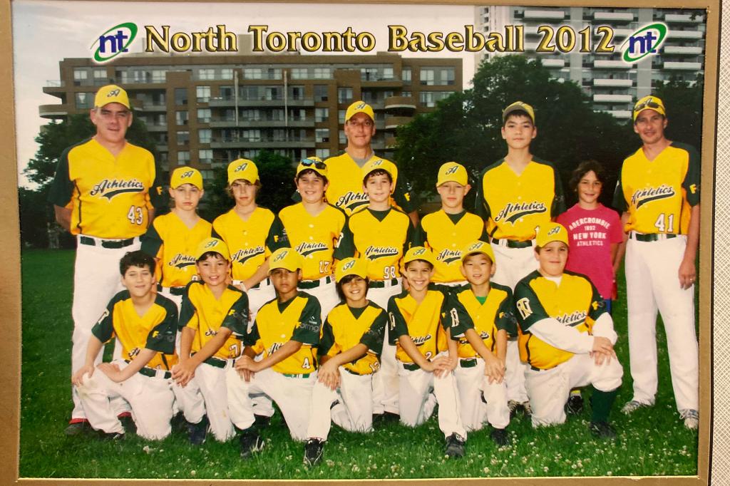 Zach Edey was a "giant amongst kids" with his North Toronto baseball club, Jeff Wolburgh said.