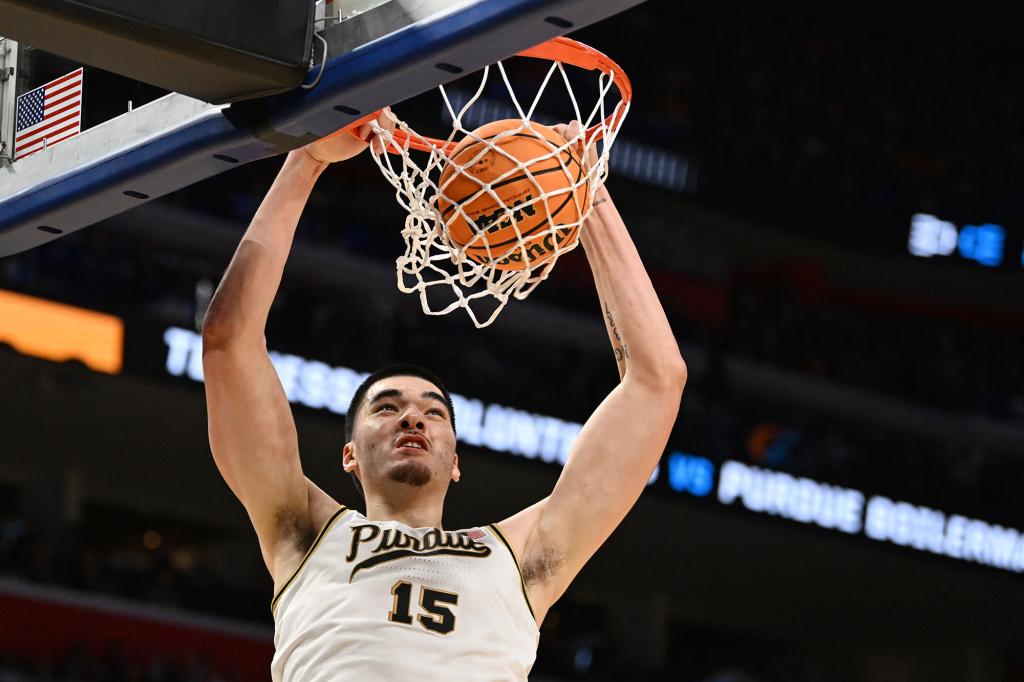 Zach Edey has become one of college basketball's most dominating players at Purdue.