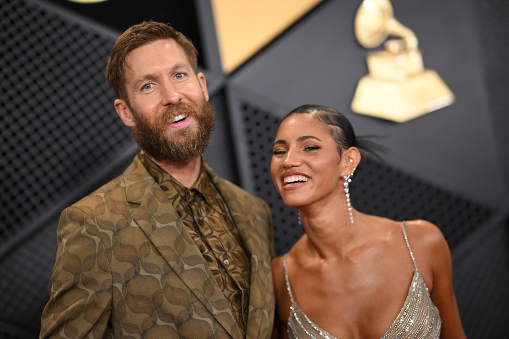 Vick Hope, wife of EDM artist Calvin Harris, revealed on Monday that she secretly listens to Taylor Swift's songs the moment Harris, 40, "goes away." 