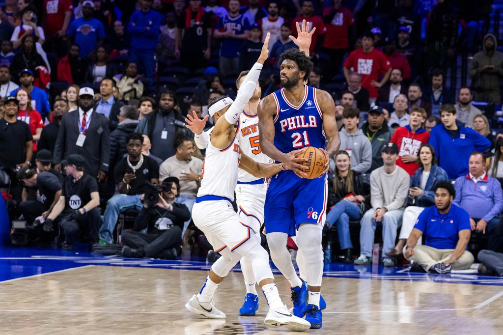 Joel Embiid and the 76ers won Game 3 at Wells Fargo Center.