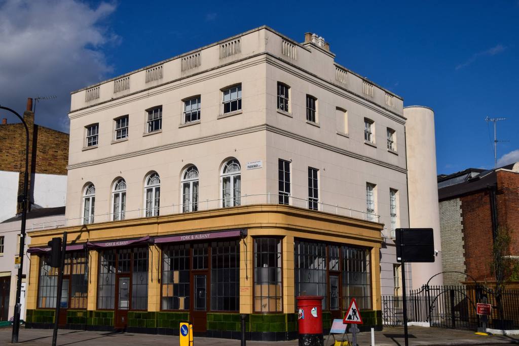 A view of the York and Albany gastropub in London.