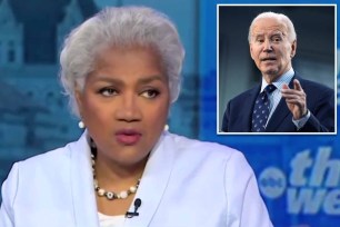 Donna Brazile and Joe Biden