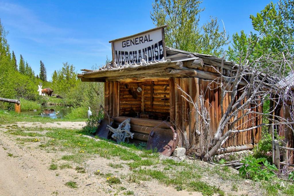 Kitschy in its past life, the fittings include a general store for theme purposes.