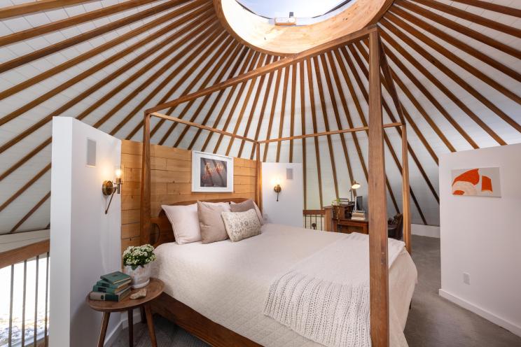A million dollar yurt on more than 37 acres can be yours in upstate New York.