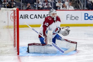 Alexandar Georgiev will have to bounce back in Game 2.