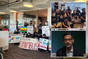 Google protests at offices and CEO Sundar Pichai