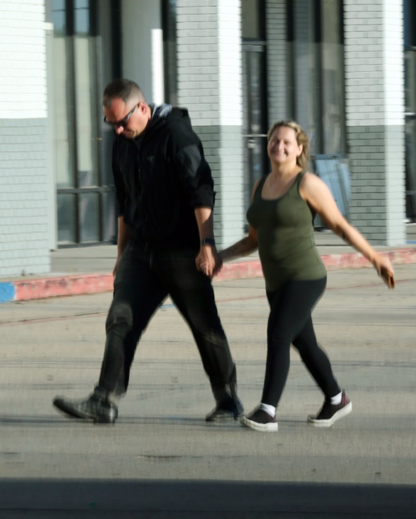 Blanchard was spotted holding Urker’s hand as the pair stepped out to run a few errands at a Dollar General in South Louisiana.