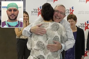 Haim Lindenbaum meets the family of Dr. Daniel Levi