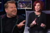 Sharon Osbourne issues another James Corden takedown, slams his 'fake laugh': 'He's fair game'