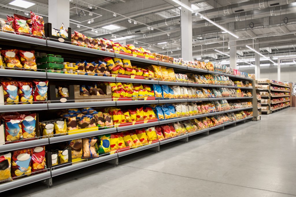 supermarket aisle