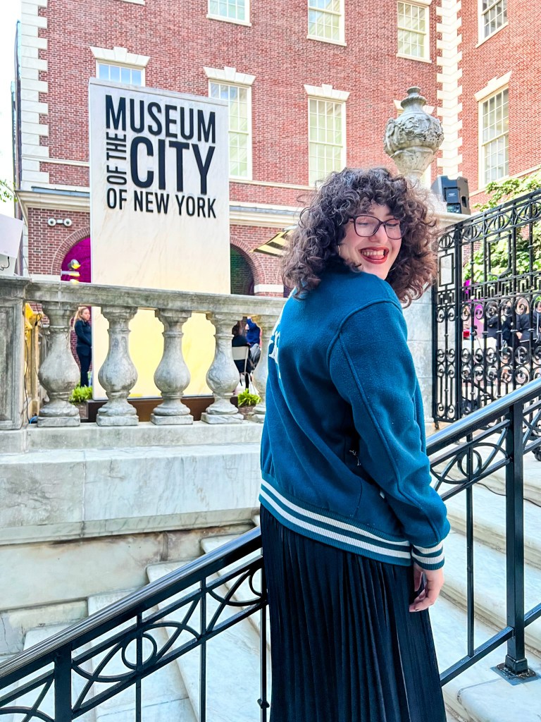 Jane August at the Museum of the city of new york