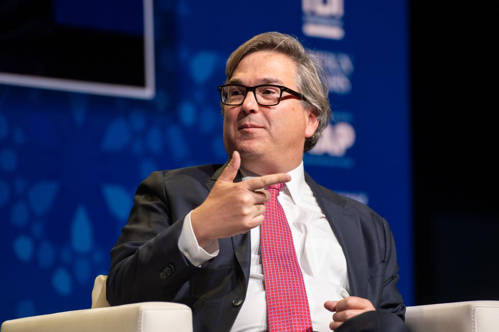 Jason Furman, economist and professor at Harvard University, speaks at a meeting at the annual meeting of the International Monetary Fund and the World Bank. German Finance Minister Lindner has also traveled to Marrakech for the IMF/World Bank meeting and a meeting of the finance ministers and central bank heads of the G20 countries.