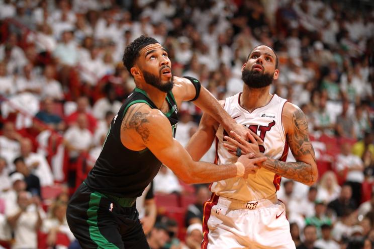 Jayson Tatum and the Celtics turned up the pressure in Game 3 and now look to take a 3-1 series lead over Miami.