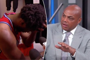 Charles Barkley tells Joel Embiid to hold his head high and lead. 