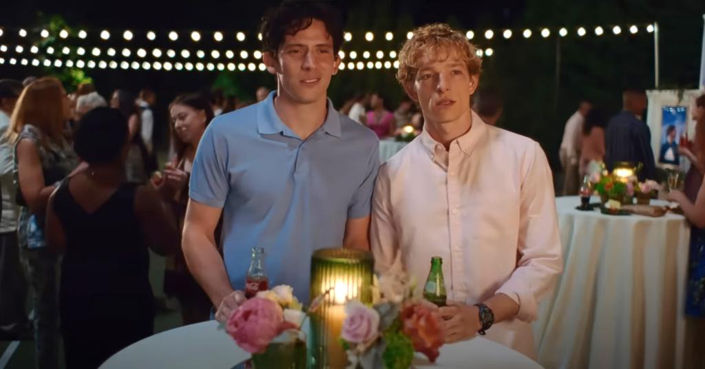 Josh O'Connor and Mike Faist in Challengers