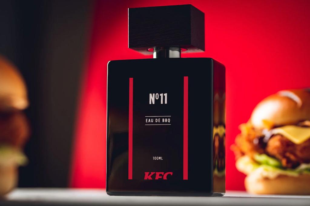 KFC has launched a perfume that evokes barbeque flavors.
