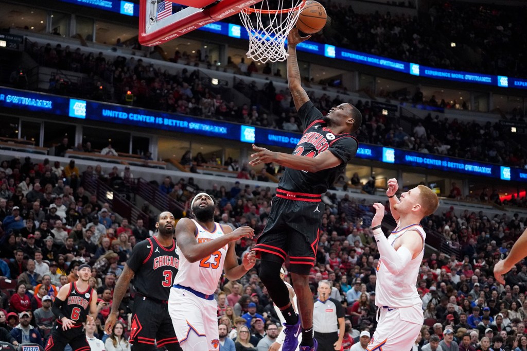 Javonte Green scored 25 points across 33 minutes off the bench Friday as the Bulls defeated the Knicks.