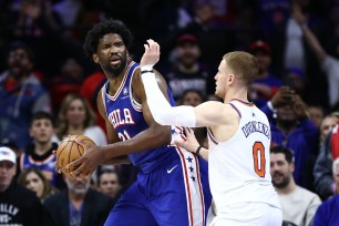 Joel Embiid's massive game got the Sixers on the board after they dropped the first two in their first-round series with the Knicks.