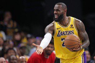 Lakers forward LeBron James.