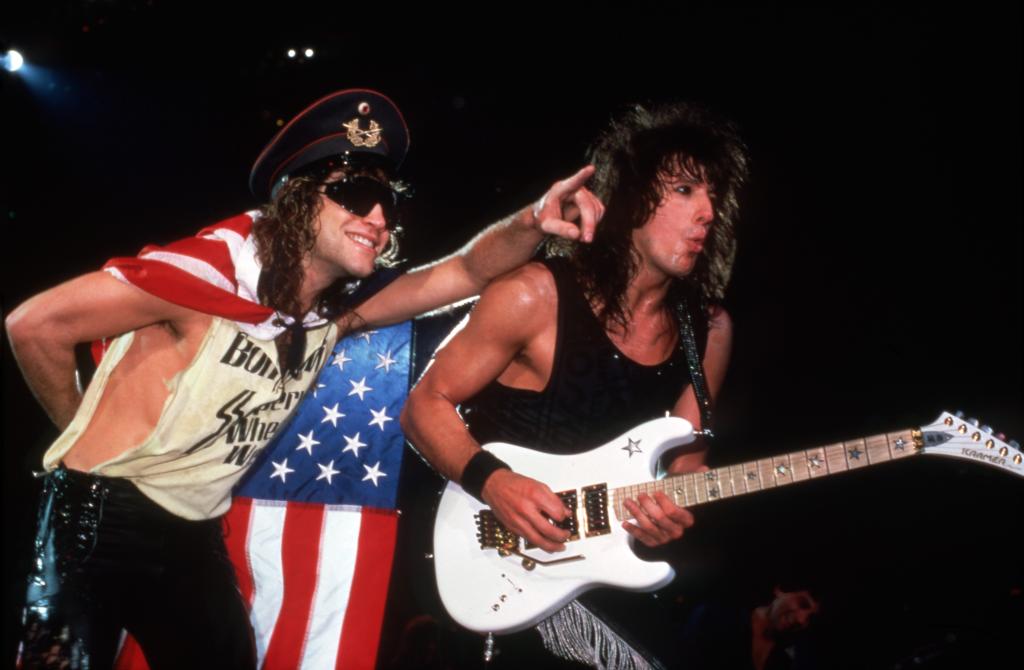 Jon Bon Jovi and Richie Sambora in 1985.