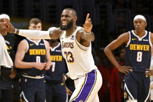 Lebron James and the Lakers look to stave off elimination on Monday in Denver.