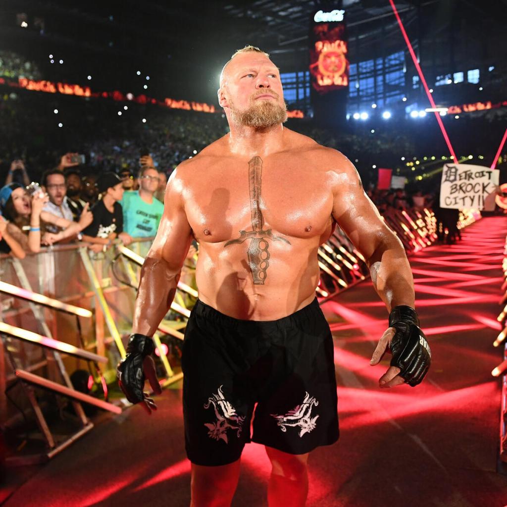 Brock Lesnar, who is not scheduled for WrestleMania 40, was last seen in WWE at SummerSlam.