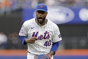 Luis Severino has compiled a 2.14 ERA through his first four starts with the Mets.