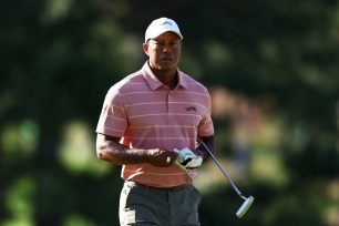 Tiger Woods played well at the Masters Tournament in Augusta on Thursday.