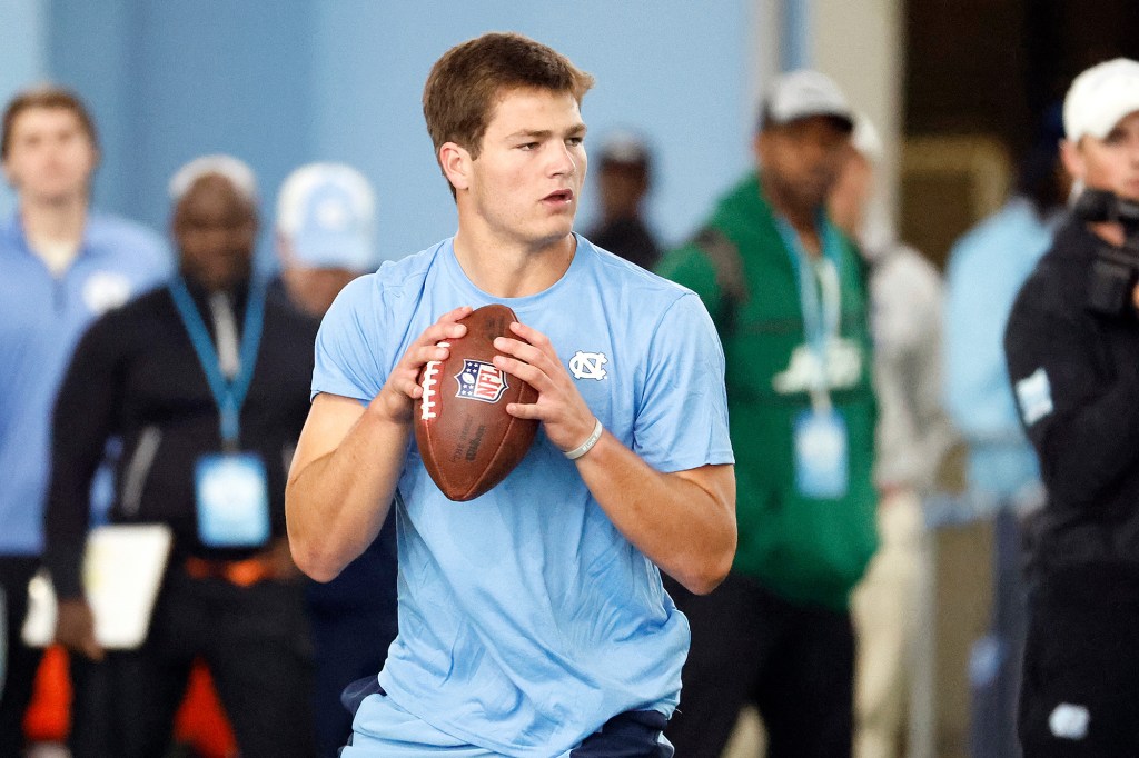 The Giants could draft Drake Maye if they opted to take a quarterback in the 2024 NFL Draft.