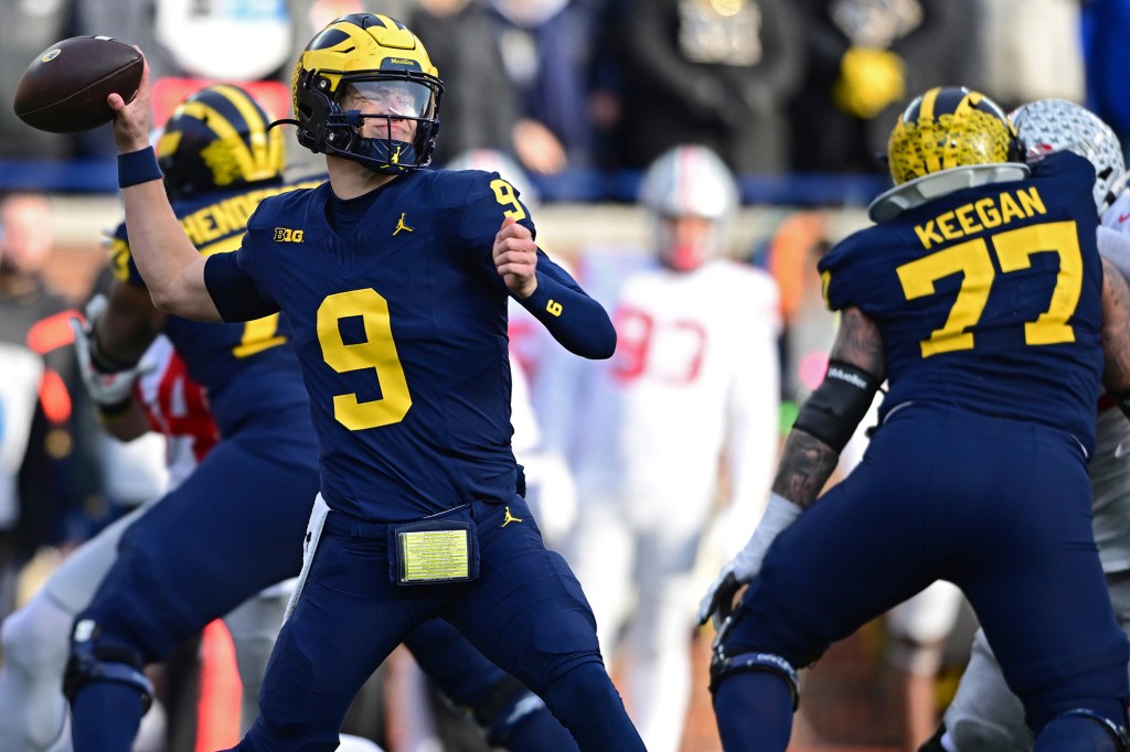 Michigan's J.J. McCarthy could be an option for the Giants if they draft a quarterback later this month.