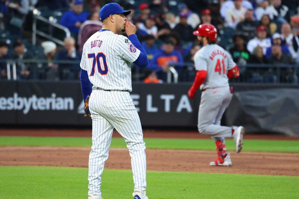 Jose Butto took the loss Friday for the Mets against the Cardinals.