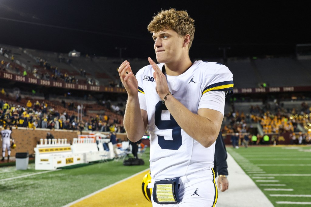 Michigan quarterback J.J. McCarthy