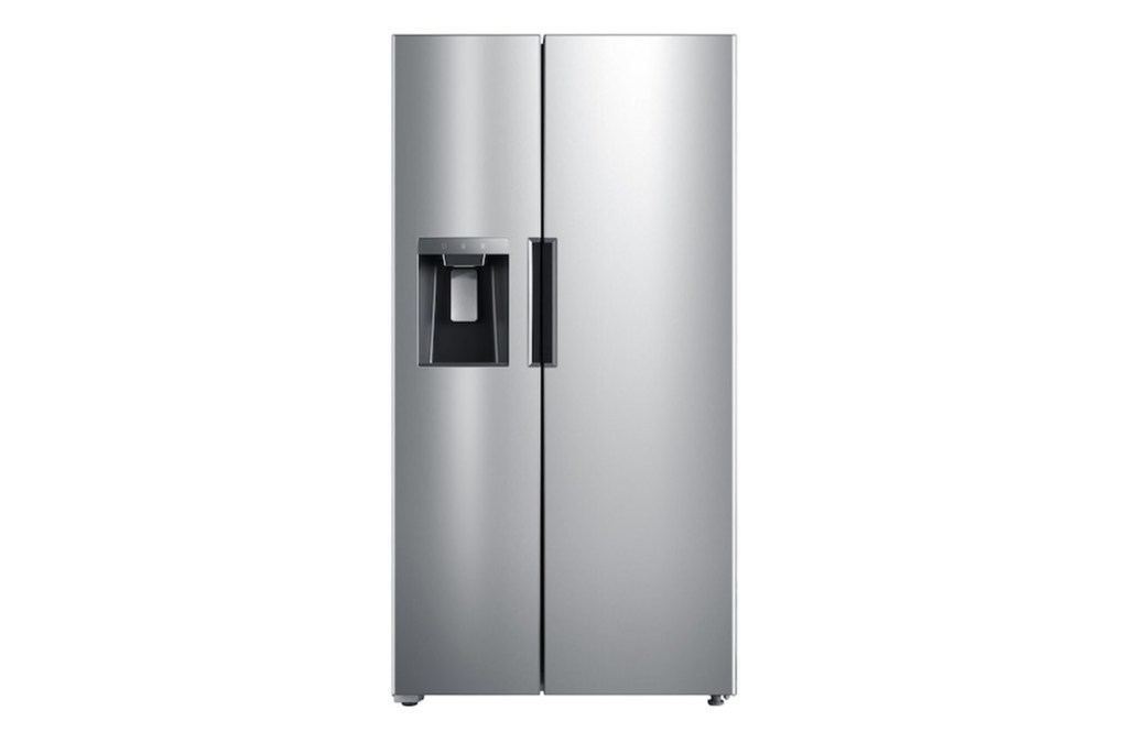 Midea 26.3-cu ft Side-by-Side Refrigerator with Ice Maker, Water and Ice Dispenser (Stainless Steel)
