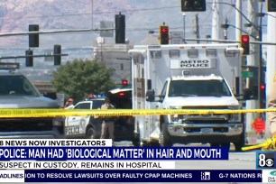 Murder suspect accused of eating victims face near Las Vegas Strip