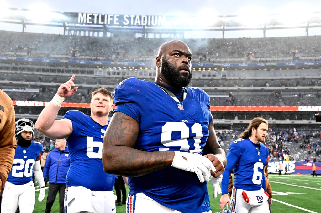 New York Giants defensive tackle A'Shawn Robinson