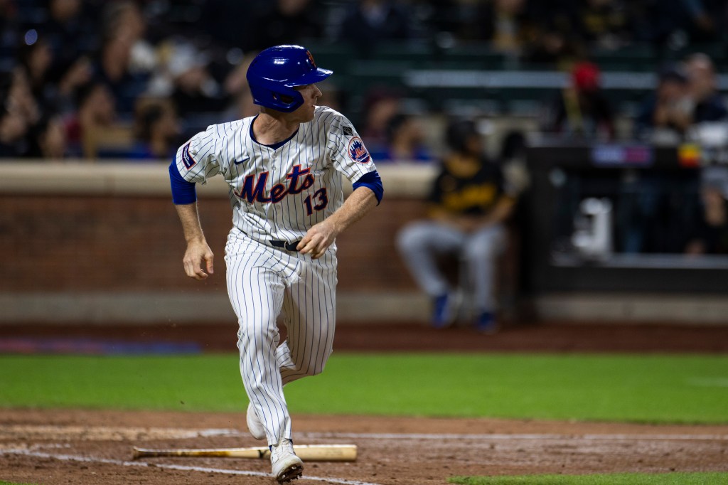 Joey Wendle delivered the game-tying RBI double in the seventh inning on Tuesday night.