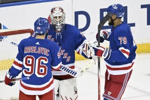 The Rangers have the advantage against the Capitals in Game 1.