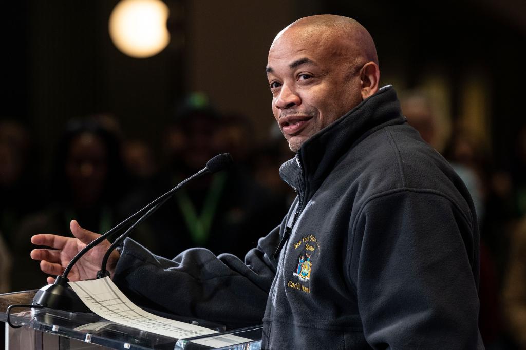 A photo of Assembly Speaker Carl Heastie