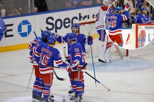 The Rangers, ignited by their power play, defeated the Canadiens at the Garden on Sunday.