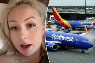 A fed-up flight attendant at an unspecified airline grew exasperated after unruly passengers allegedly started switching seats before flyers had finished boarding.