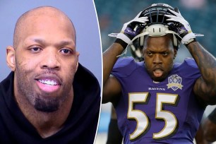 Former NFL linebacker Terrell Suggs was arrested for assault late Tuesday night in Arizona, according to the Maricopa County Sheriff's Office. 