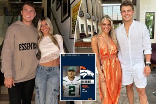 Zach Wilson's girlfriend Nicolette Dellanno reacts to QB's trade from Jets to Broncos