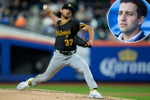 Jared Jones pitches for the Pirates at Citi Field; David Stearns