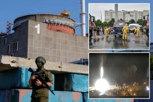 Ukrainian forces struck a dome covering a shutdown nuclear reactor at the Zaporizhzhia Nuclear Power Plant in southeast Ukraine on Sunday, which was taken over by Russia following the initial invasion in 2022.