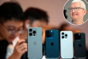 iphone and tim cook as an inset