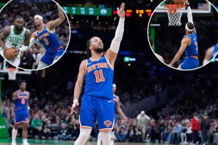 Jalen Brunson and the Knicks crushed the Celtics on Thursday.