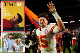 Patrick Mahomes is named one of the TIME100 Most Influential People . 